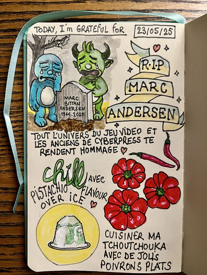 Carnet de gratitude : May 2025 sketchbook 1