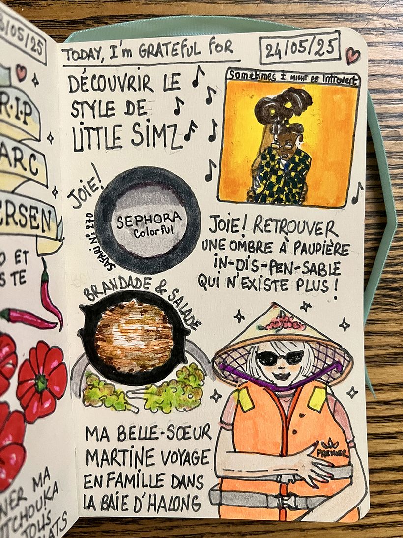 Carnet de gratitude : May 2025 sketchbook 1