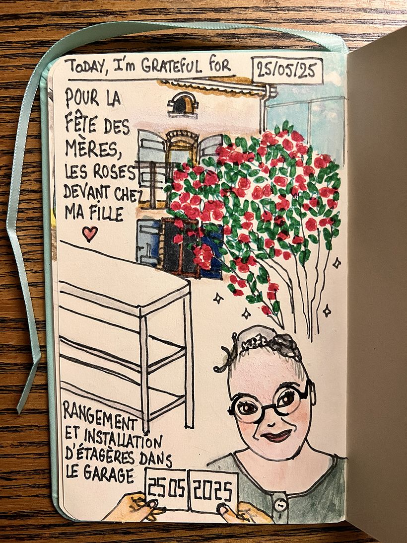 Carnet de gratitude : May 2025 sketchbook 1