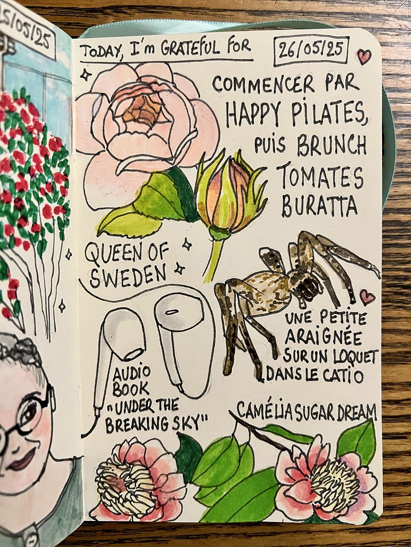 Carnet de gratitude : May 2025 sketchbook 1