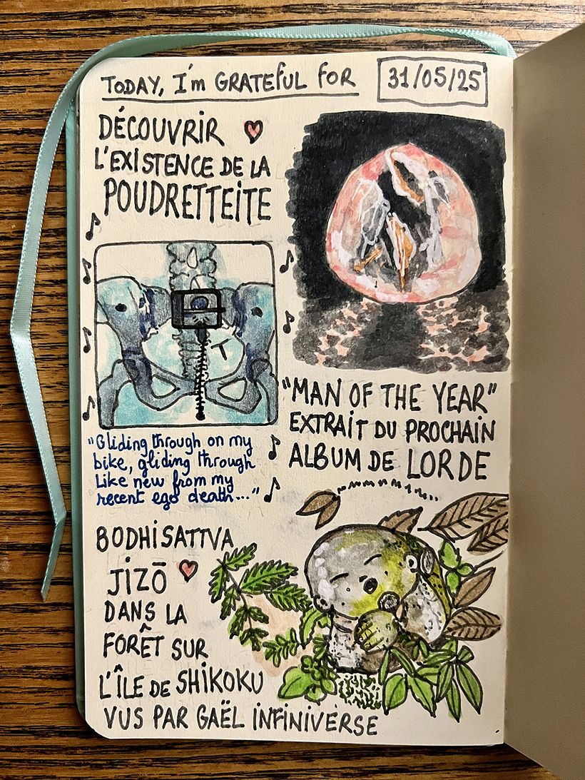 Carnet de gratitude : May 2025 sketchbook 1