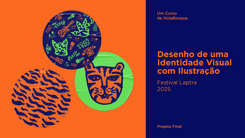 Identidade Visual com Ilustração - Festival Laptra 1