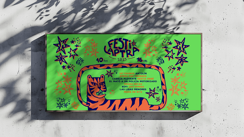 Identidade Visual com Ilustração - Festival Laptra 5