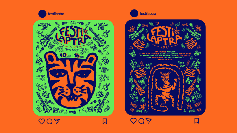 Identidade Visual com Ilustração - Festival Laptra 6