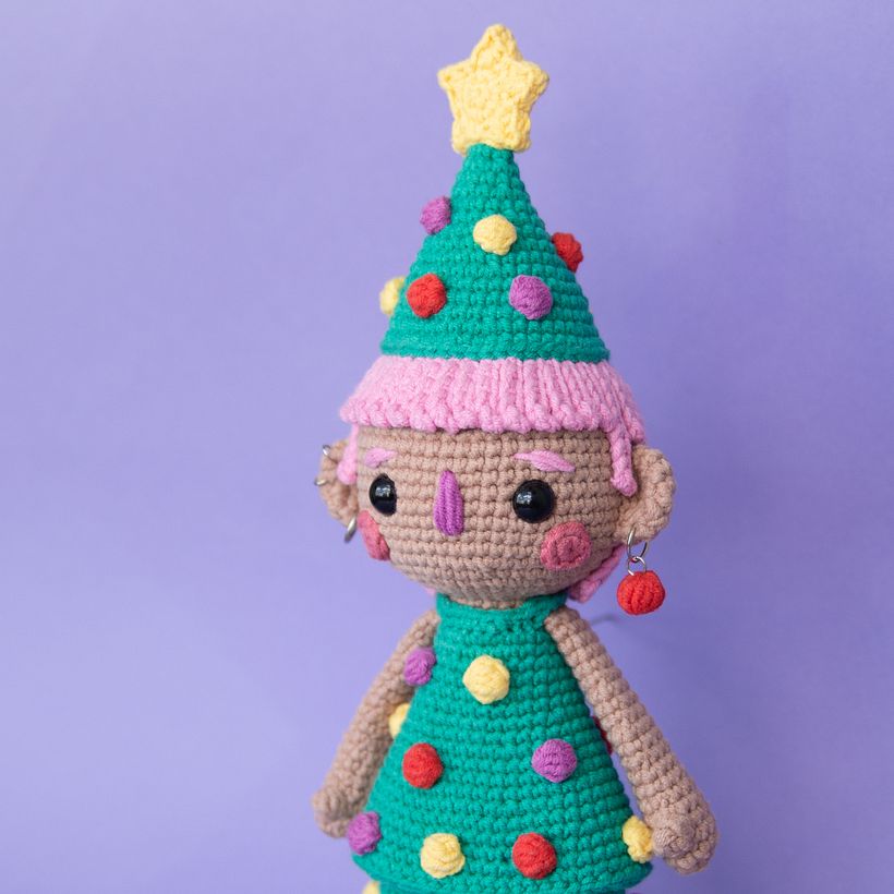 Amigurumi de natal - Natê jujuba ♥ 1