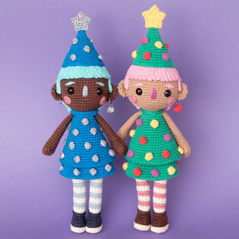 Amigurumi de natal - Natê jujuba ♥ 3