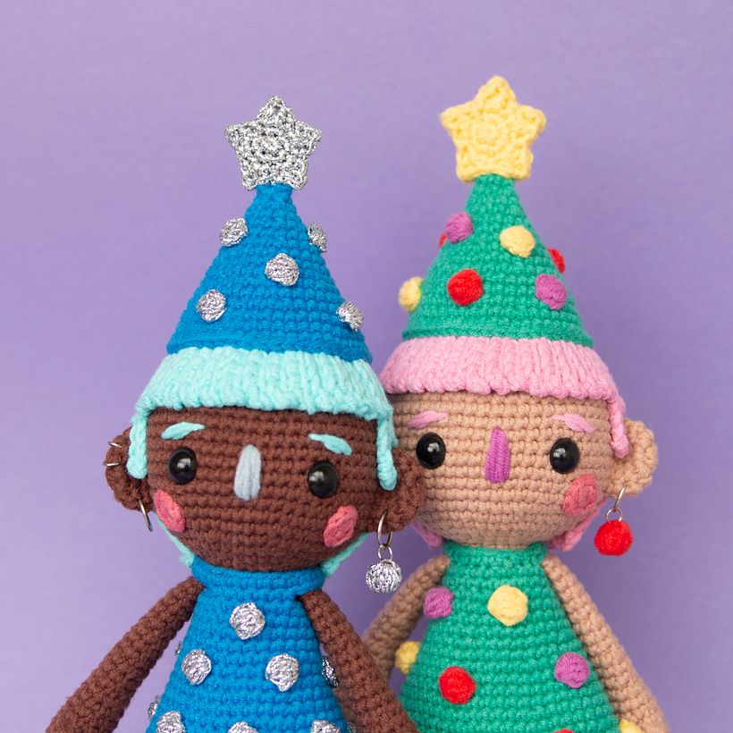 Amigurumi de natal - Natê jujuba ♥ 6