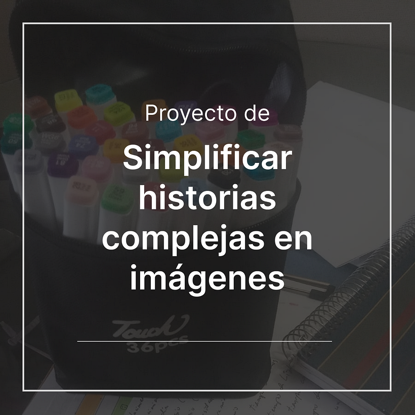 Simplificar historias complejas en imágenes 1