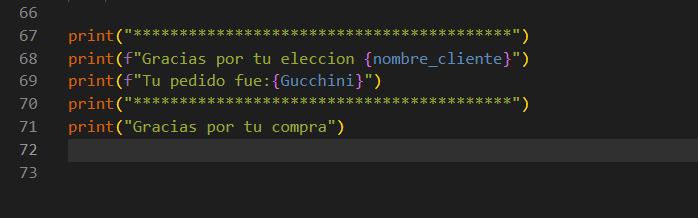 Arma tu sanwich con python 5