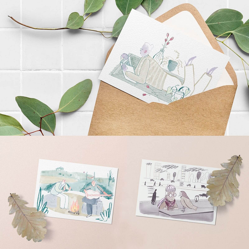 Calendario ilustrado reutilizable 3