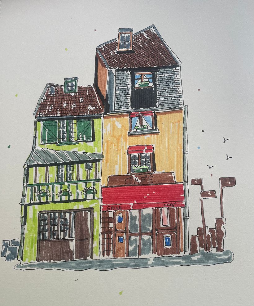 Casas coloridas  1