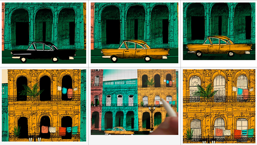 Drawing Colonial Buildings: step-by-step tutorial 1