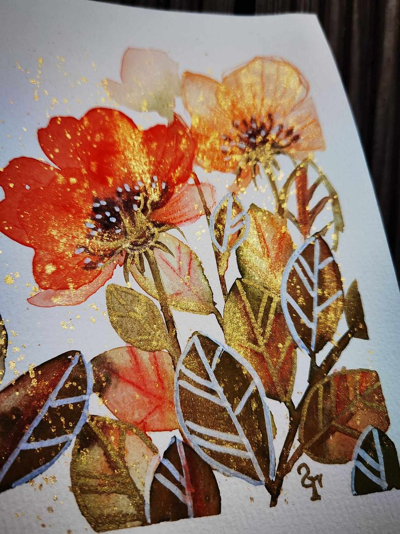 I like to draw flowers 1