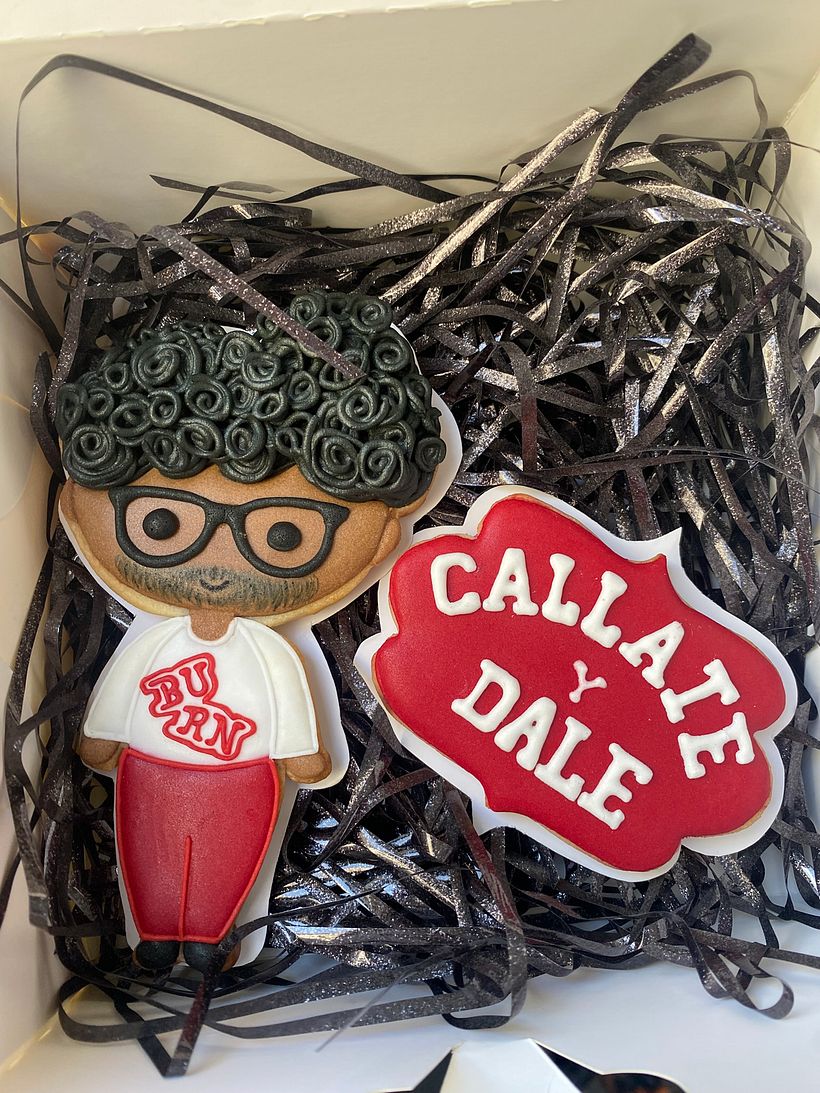 Galleta de personaje con hablador 1