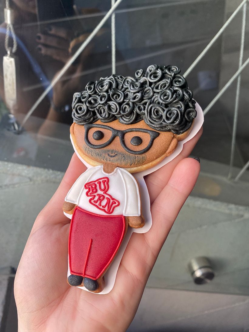 Galleta de personaje con hablador 2