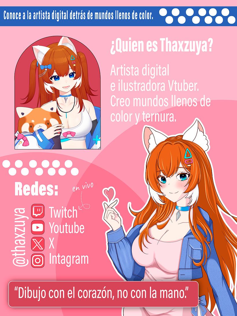 Thaxzuya – Artista Digital e Ilustradora Vtuber. 2