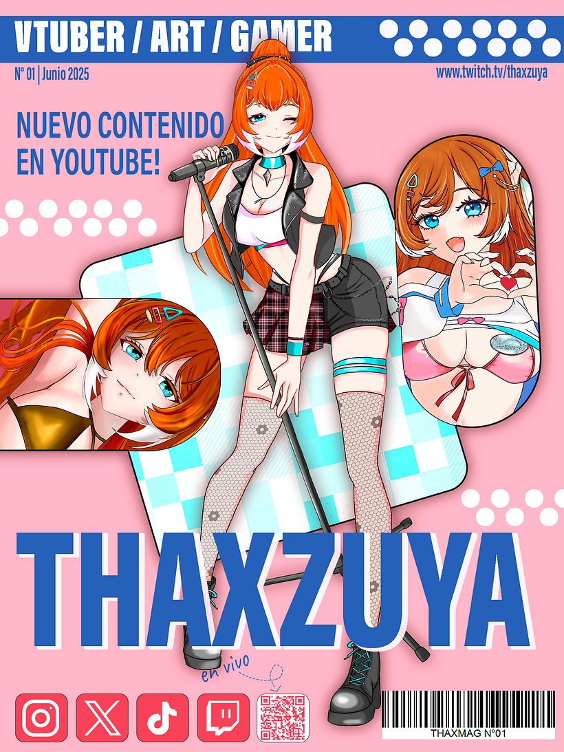 Thaxzuya – Artista Digital e Ilustradora Vtuber. 1