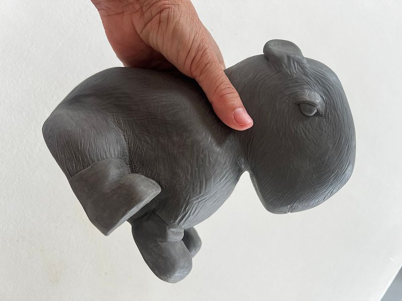 Design de Personagem - Capivara com botas amarelas 4