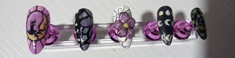 Whimsical purple set  1