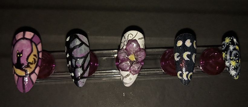 Whimsical purple set  2