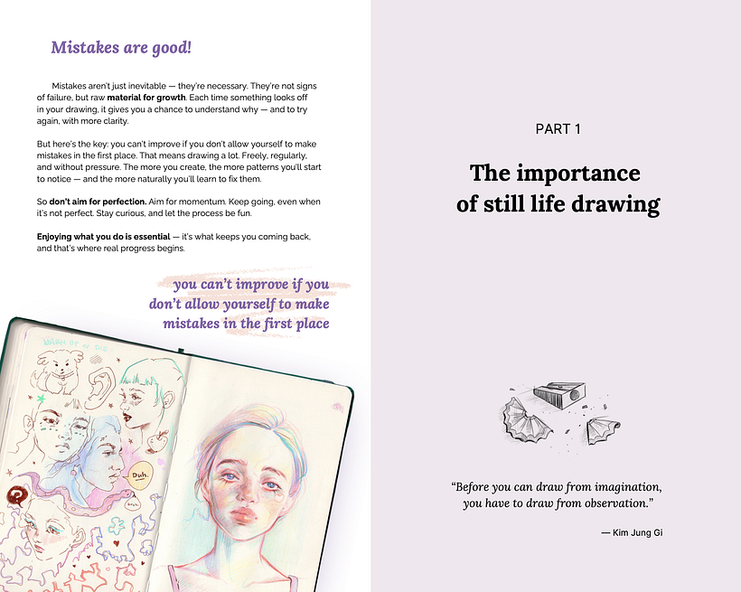 “50 Common Mistakes in Portrait Drawing” – educational e-book 1