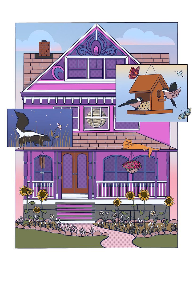 Saudações de casa - Criando uma ilustração de cartão postal dos sonhos da sua cidade natal 1