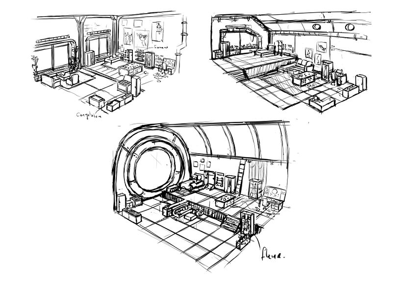 Projet pour le cours de Développement visuel : illustrez de décors imaginaires 1