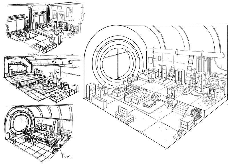 Projet pour le cours de Développement visuel : illustrez de décors imaginaires 1