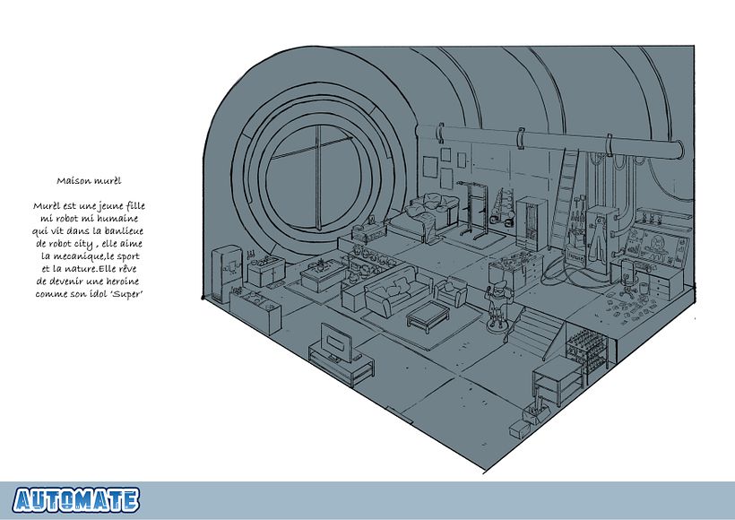 Projet pour le cours de Développement visuel : illustrez de décors imaginaires 1