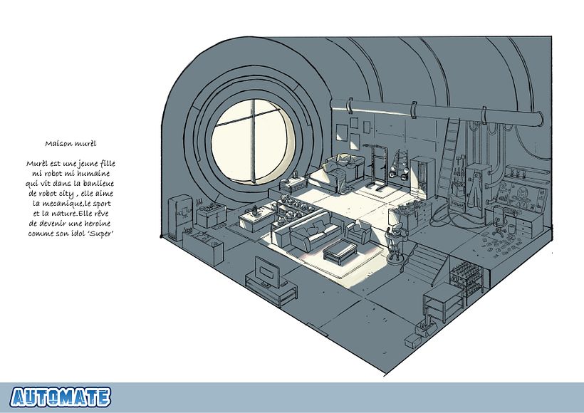 Projet pour le cours de Développement visuel : illustrez de décors imaginaires 1