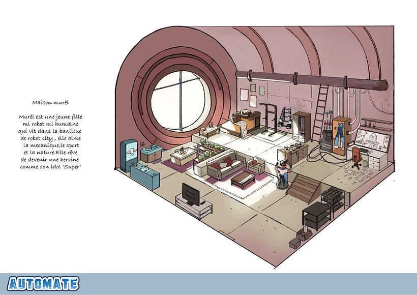 Projet pour le cours de Développement visuel : illustrez de décors imaginaires 1
