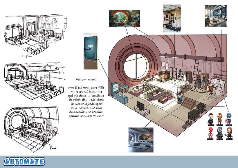 Projet pour le cours de Développement visuel : illustrez de décors imaginaires 1