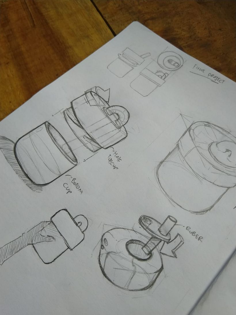 HalfCap Cups, Industrial Product Design 1