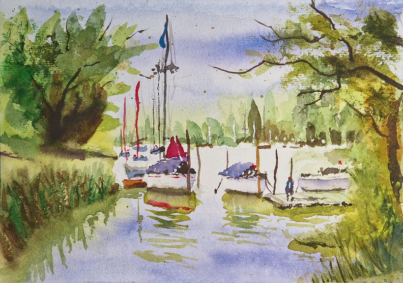 Watercolor Techniques for Painting Seascapes 1