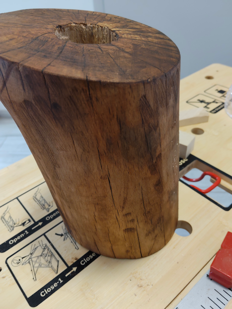 Lámpara de madera 2