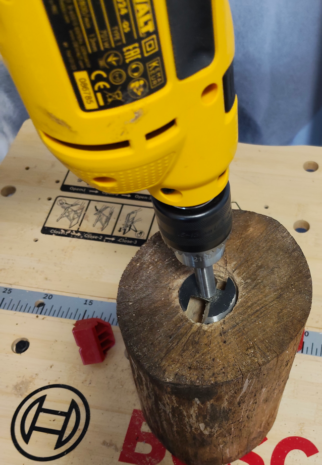 Lámpara de madera 1