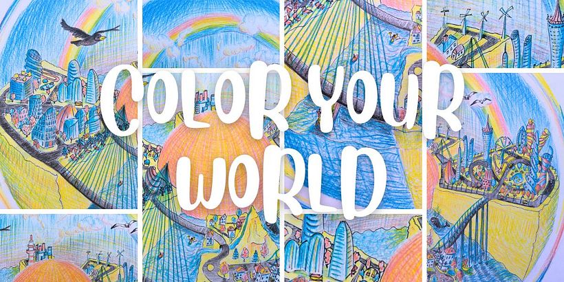 Draw Urban Landscape and Color Your World 1