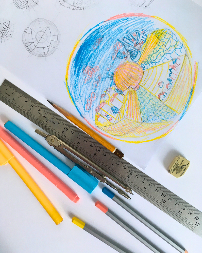Draw Urban Landscape and Color Your World 1