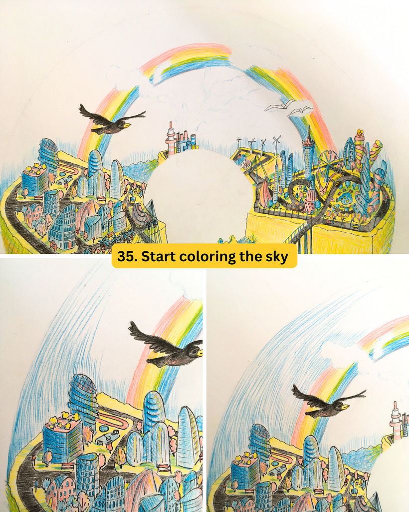 Draw Urban Landscape and Color Your World 2