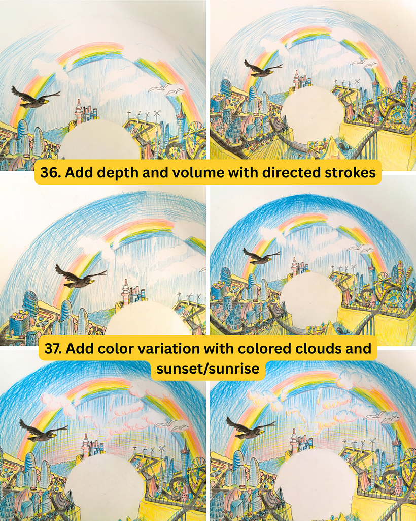 Draw Urban Landscape and Color Your World 3