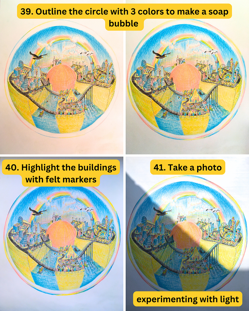 Draw Urban Landscape and Color Your World 1