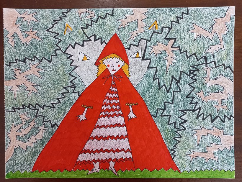 Progetto del corso Introduzione all'illustrazione infantile: Cappuccetto Rosso 1