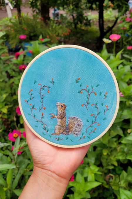 Bordado con needle painting recrea la belleza de la vida salvaje 1
