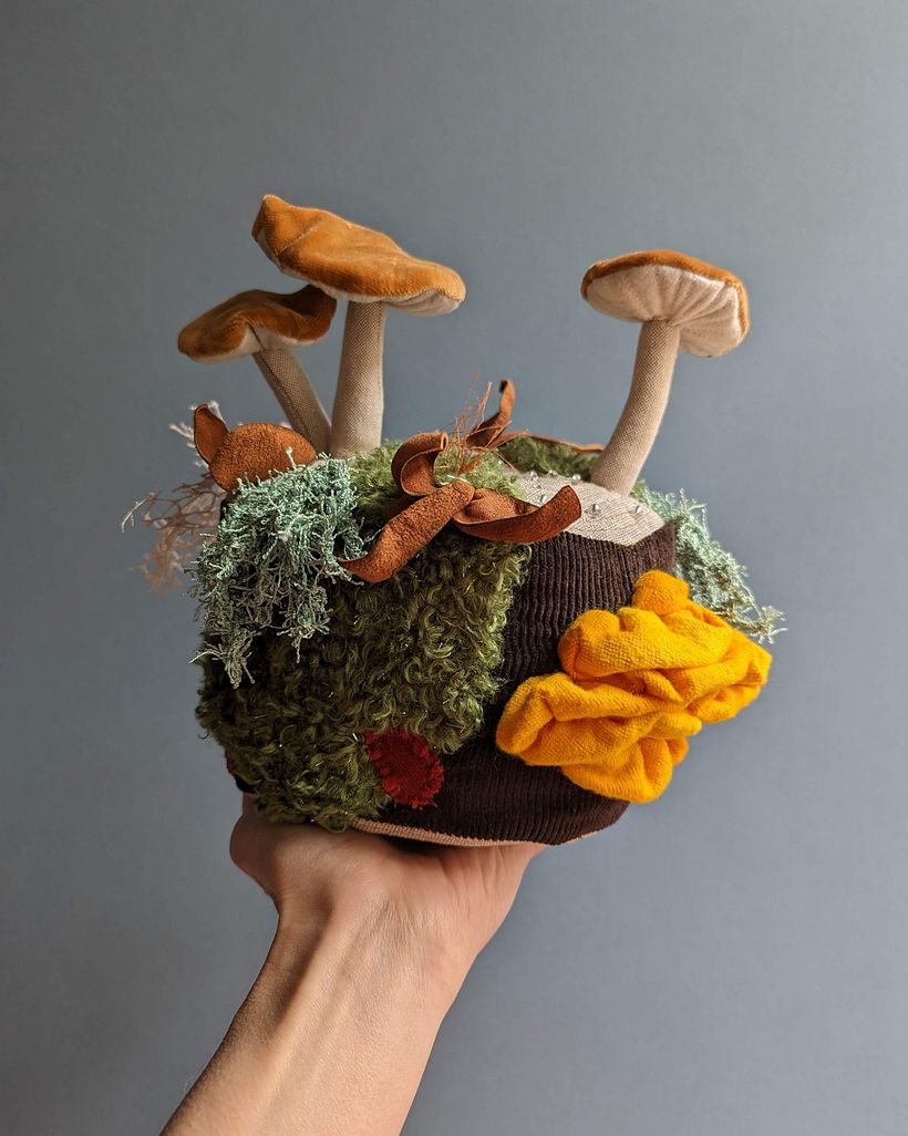 Fabric Log Sculptures 1