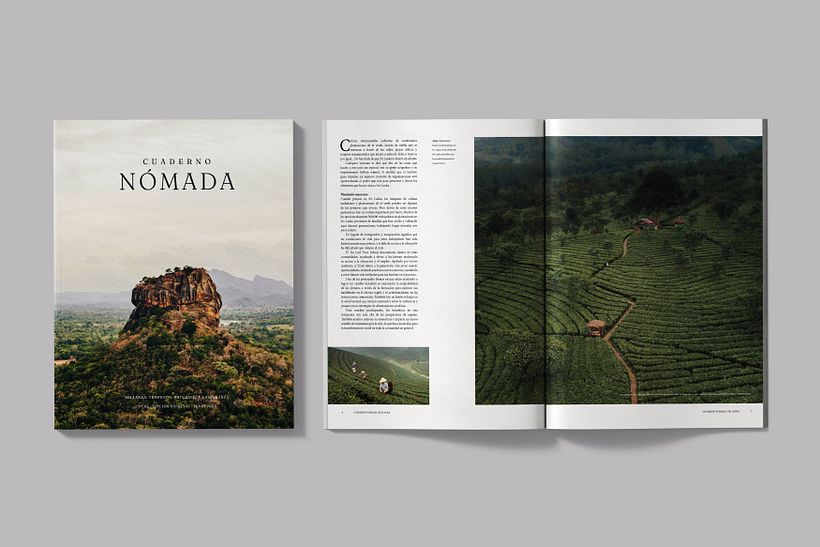 Revista de viajes – Proyecto de maquetación editorial 1