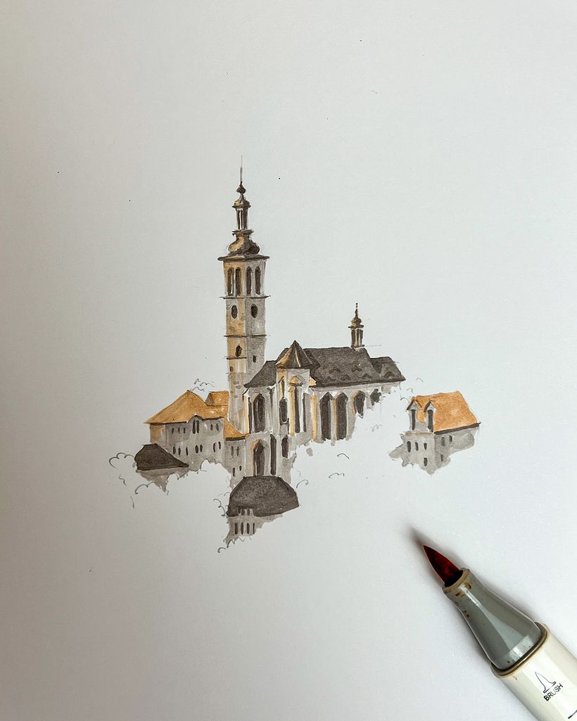 Quick Sketch with Alcohol Markers: The Perfect On-the-Go Technique 1