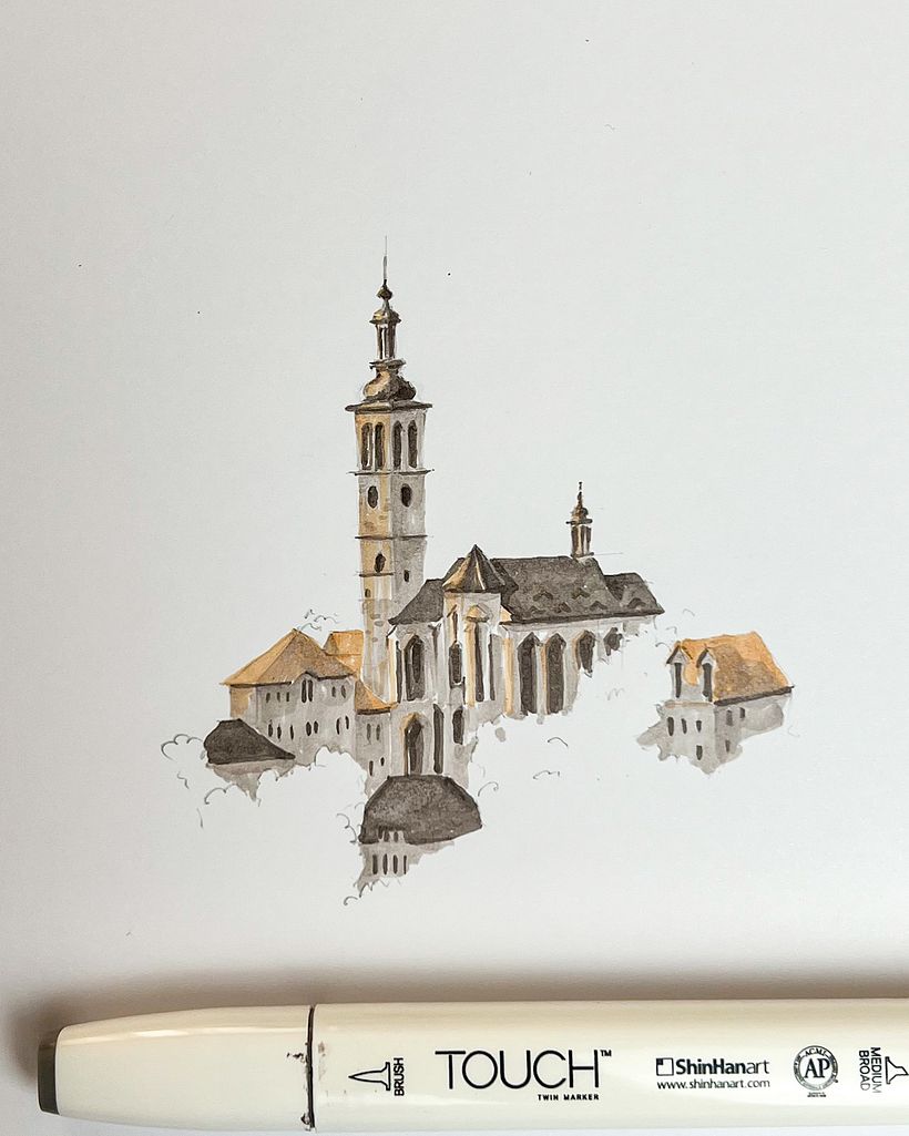 Quick Sketch with Alcohol Markers: The Perfect On-the-Go Technique 1