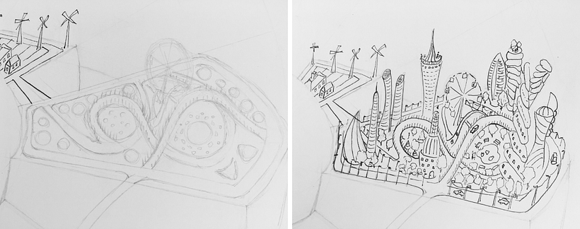 Draw Urban Landscape and Color Your World 3