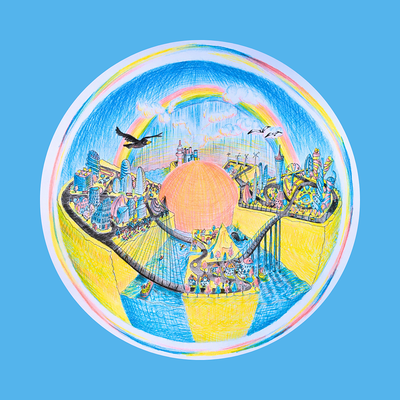 Draw Urban Landscape and Color Your World 1