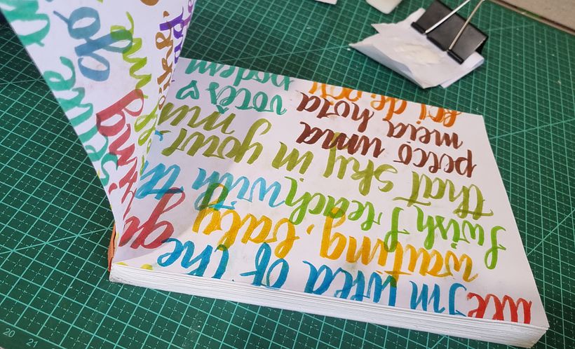 Design e encadernação de sketchbooks 2